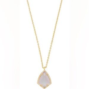 'Cory' Semiprecious Stone Pendant Necklace